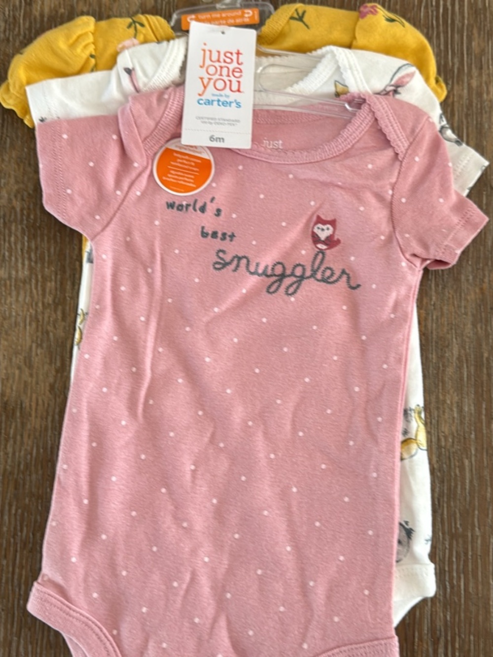 NWT Short Sleeve Onsie 3-Pack. Size 6M